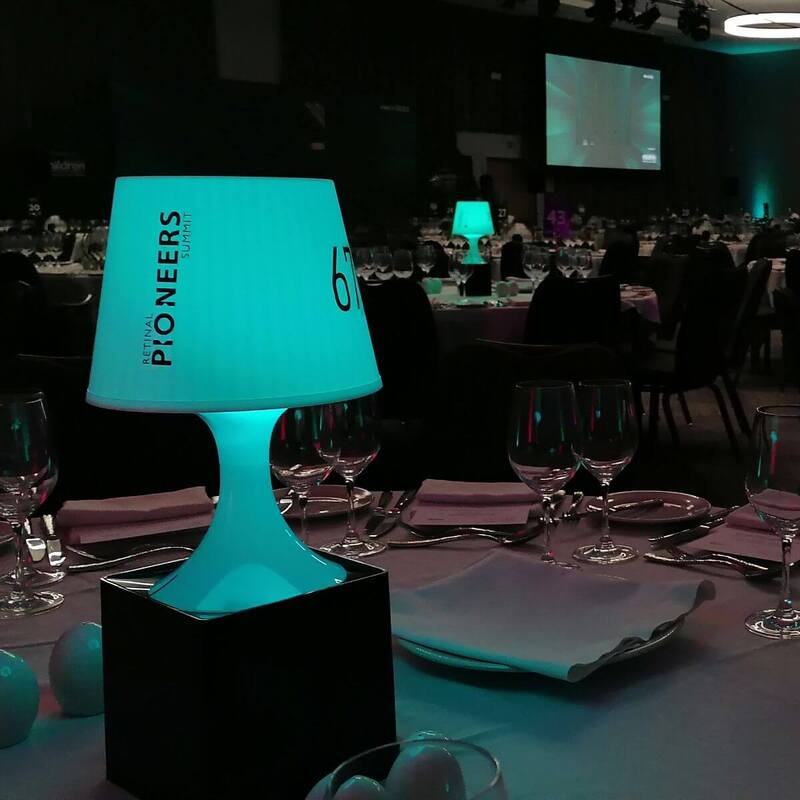 LED Table Lamp Centrepieces for hire