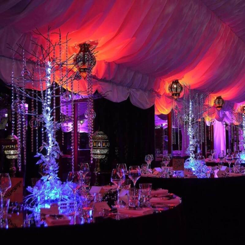 Large Crystal Centrepieces