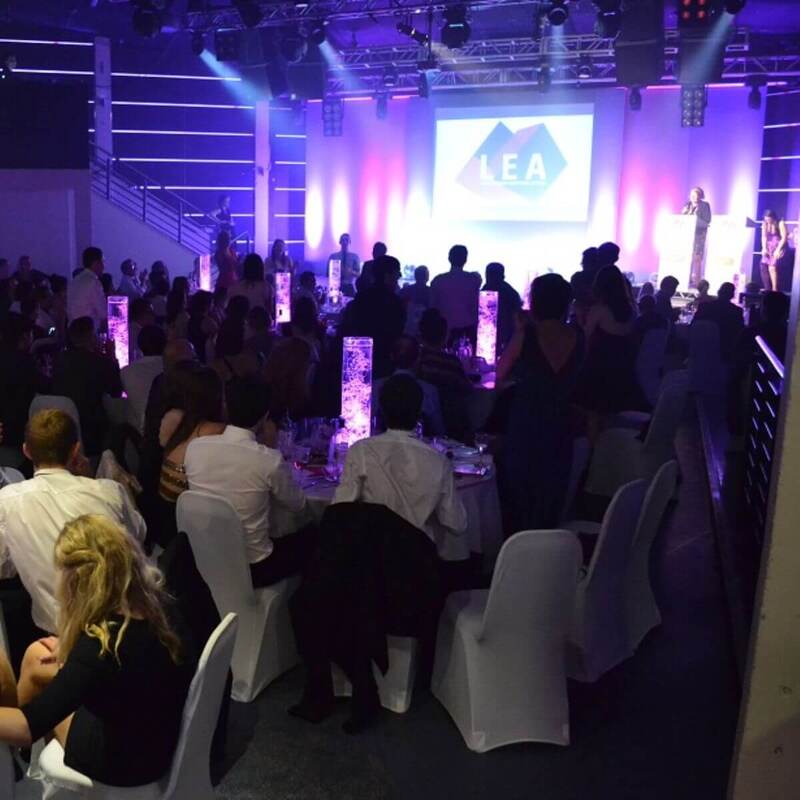 LED Centrepieces at an Event in Birmingham