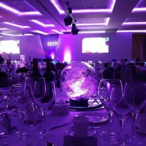 Low LED Table Centres for Hire